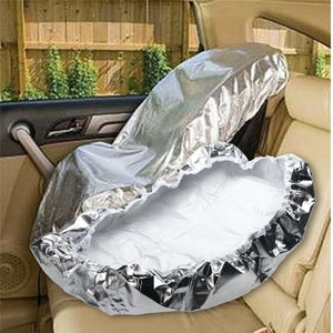 Silver Aluminium Film 80x70cm Baby Kids Car Safety Seats Sun Shade Sunshade UV Rays Protector Cover Reflector