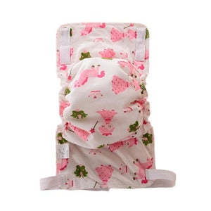 1Pcs Cute Baby Diapers Reusable Nappies Cloth Diaper Washable Infants Children Baby Cotton Training Pants Panties Nappy Changing