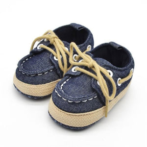 Sapatos Crochet Baby Shoes First Walkers Chaussure Enfant Brand Baby Canvas Cross-Tied Shoes Non Slip