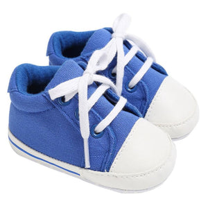 Spring Autumn Baby Shoes Toddler Girls Boys Crib Sneaker Shoes 2017 Fashion Canvas Soft Sole Prewalkers Baby Moccasins Shoes