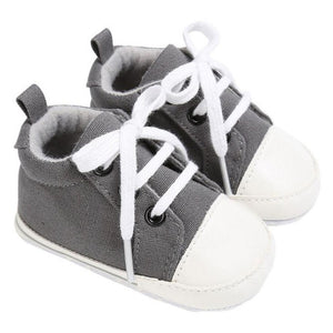 Spring Autumn Baby Shoes Toddler Girls Boys Crib Sneaker Shoes 2017 Fashion Canvas Soft Sole Prewalkers Baby Moccasins Shoes