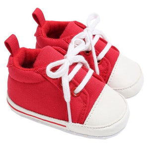 Spring Autumn Baby Shoes Toddler Girls Boys Crib Sneaker Shoes 2017 Fashion Canvas Soft Sole Prewalkers Baby Moccasins Shoes