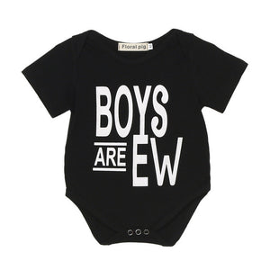 2017 New Arrival Summer Baby Rompers Clothes Newborn Baby Boy Girls Rompers Short Sleeve Letter Print Baby Clothing Romper