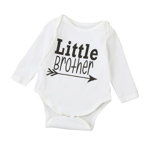 2017 Infant Baby Boy Girls Warm Clothes Long Sleeve Baby Rompers Jumpsuit Letters Baby Autumn Winter Clothes 3-18 Months