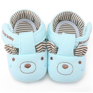 1Pair Baby Kids Toddler Infant Soft Comfortable Walkers Boys Girls Anti-slip Sneaker Newborns Cotton Cloth Non-slip Casual Shoes