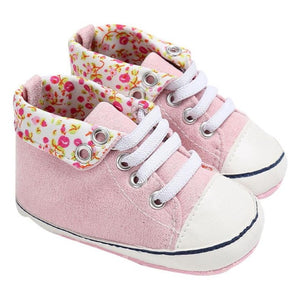 Fashion Baby Boy&Girl Shoes Lace-Up Children Sneakers Baby Infant Shoes Florals Soft Prewalkers First Walkers Bebek Ayakkabi