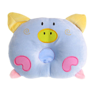 Newborn Pillow Baby Positioner Infant Prevent Pig Pattern Figure Head Pillows House Bedding Soft Sleeping Positioner