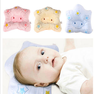 2017 New baby pillow infant shape toddler sleep positioner anti roll cushion flat head pillow protection of newborn almohadas