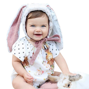 2017 Adorbale Kids Baby Girls Bunny Romper Jumpsuit Dots Short Sleeve Lovely Rabbit Print Cartoon Outfits Sunsuit Baby Clothes