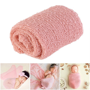 TINKSKY Newborn Baby Photography Photo Prop Stretch Wrap Baby Long Ripple Wrap