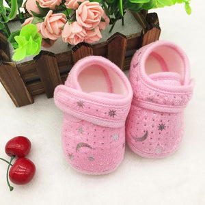 Starry Sky Printed Toddler Anti-Slip Soft Baby Shoes