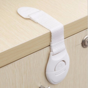 Cabinet Door Drawers Refrigerator Toilet Lengthened Safety Cloth Belt Plastic Locks For Child Kid Baby Safety