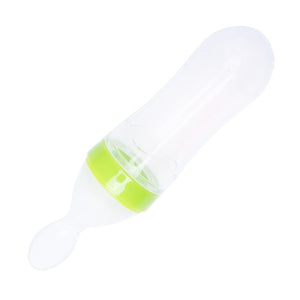 Baby Bottle Leak-proof Food Cereal Dispensers Spoon Baby Elastic Rice Cereal Dispenser Feeding Bottles Spoon Food Supplement