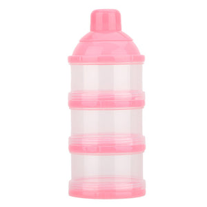 Child Baby Bottle Food Container Three Grid Formula Feeding Milk Powder Box Feeding Food Containers