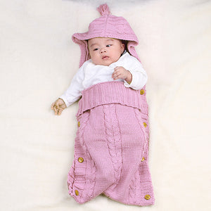 Baby Blanket Wrap Swaddle Wool Knit Baby Blankets Newborn Sleeping Bag Beding Sack Stroller Wrap For Children