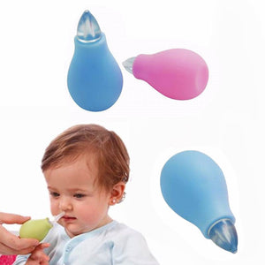 Safe Useful Infant Kids Plastic Solid Duct Runny Device Soft Tip Suction Nose Cleaner Vacuum Suction Aspirator Baby Products