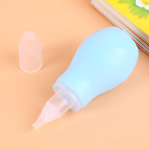 Safe Useful Infant Kids Plastic Solid Duct Runny Device Soft Tip Suction Nose Cleaner Vacuum Suction Aspirator Baby Products