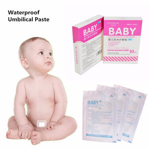 Three-layer design 10pcs Swimming Bathing Self-adhesive Cold paste Breathable Baby waterproof umbilical care stickers Medical Sterile Navel Protector