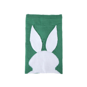 Baby Blankets Cartoon Cute Rabbit Blanket Crochet Soft Warm Swaddle Wrap Newborn Infant Kids Cotton Line Bedding Cover